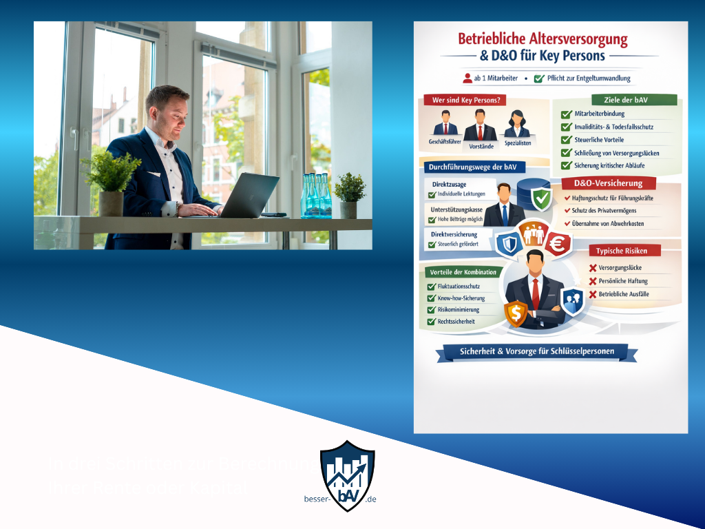 bAV, Betriebsrente, Entgeltumwandlung: Die Vorteile der betrieblichen Altersversorgung (bAV) für Arbeitgebende und Arbeitnehmer*innen. Auf unserem Blog zur betrieblichen Altersversorgung, betrieblichen Altersvorsorge für Mandanten, Mittelstand und bAV-Entscheider in der Region Hannover. Wir unterstützen Sie weiterführen auch in den Themen der Umsetzung des Betriebsrentenstärkungsgesetzes, Zusagearten der betrieblichen Altersvorsorge, Mitarbeiterbindung, Mitarbeitergewinnung über unseren Standort in Hannover digital.