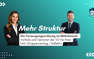 Die Versorgungsordnung für die bAV betriebliche Altersversorgung im Mittelstand