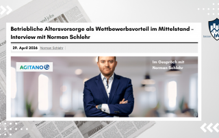 Betriebliche Altersversorgung Altersvorsorge in Hannover für den Mittelstand Interview mit Norman Schlehr